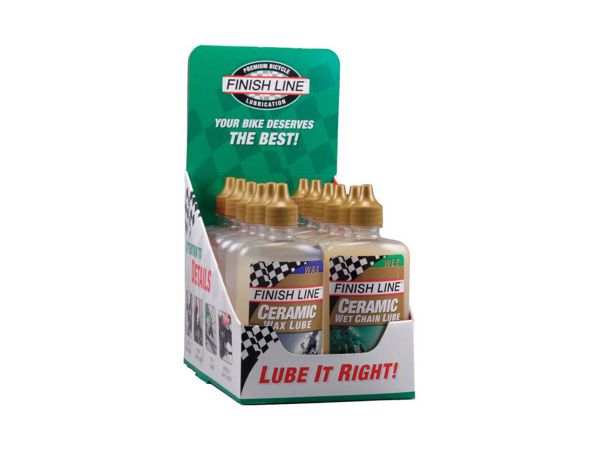 Lubricante Húmedo y Seco Finish Line Ceramic Wet/Wax Lube 4oz-120ml DISPLAYx12U