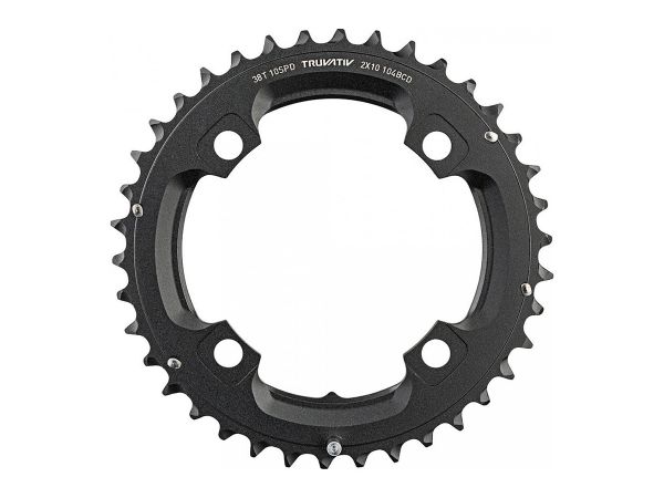 Plato SRAM MTB 2X 104BCD 10v AL5 38T BLACK