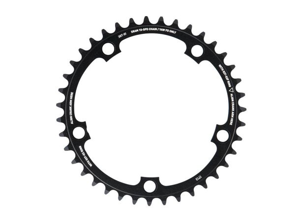 Plato SRAM X-Glide Red Ruta 2x 130BCD 10v AL3 39T Black