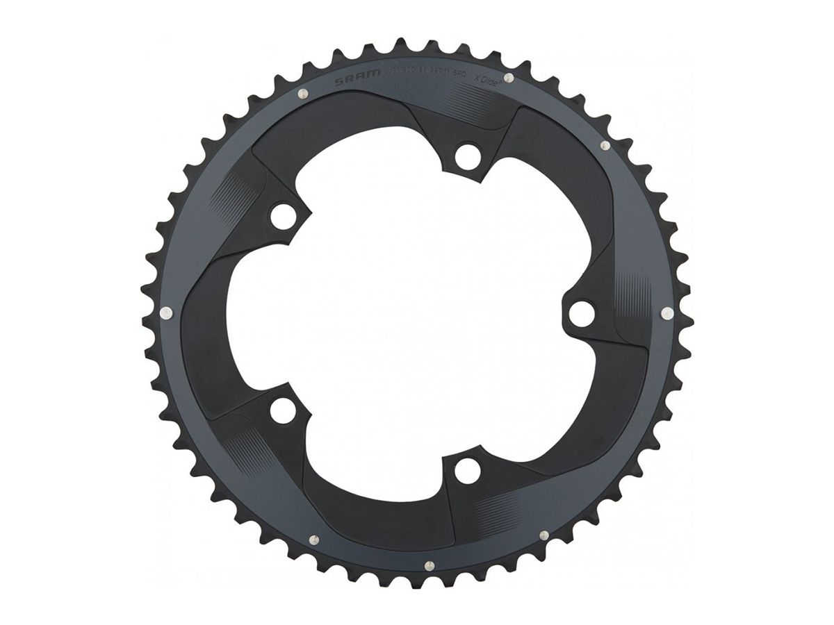 Plato SRAM X-Glide Force22 Ruta 2x 130BCD 11v AL5 53T Black