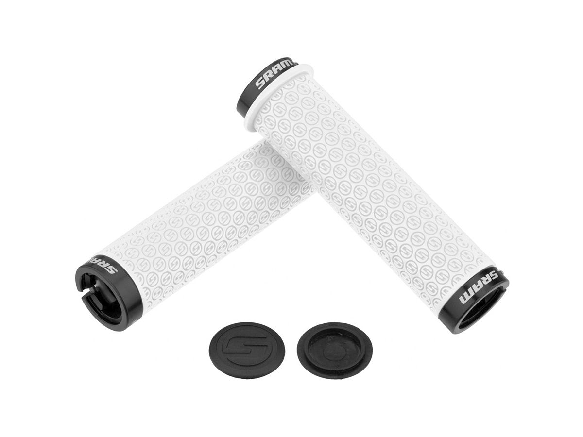 Poignées SRAM MTB DH – Silicone Double Pince, Noir, Compatibles Déclencheurs