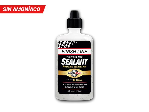 Sellador de Neumáticos Tubeless Finish Line Tire Sealant  4oz-120ml