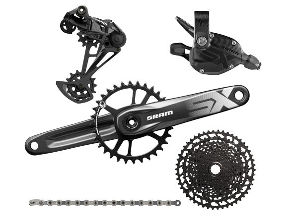 Grupo MTB SRAM NX/SX Eagle 12v 11-50T 175mm DUB 32T BK MIX