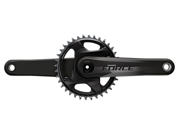 Palancas Ruta SRAM 12v Force D1 Carbon DUB Gloss 172.5mm 46T DM Black