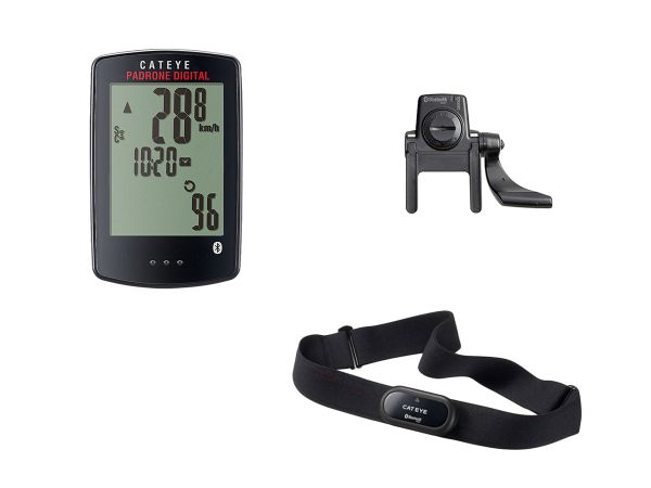 Ciclocomputador CATEYE PADRONE DIGITAL Wireless c Sensores CAD