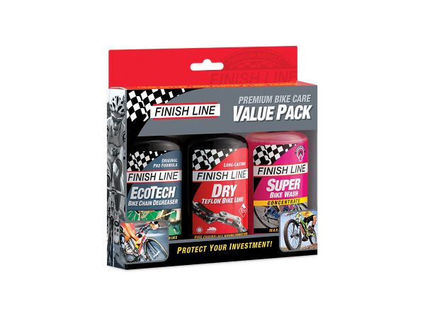 Lubricante Seco Desengrasante y Limpiador Finish Line Kit Premium 4oz-120ml