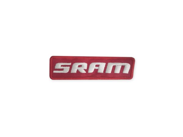 Parche Bordado SRAM 10cm Red/White