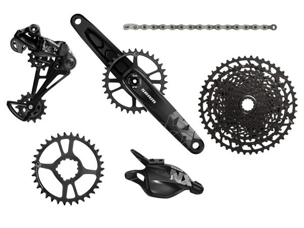 Grupo MTB SRAM NX Eagle 12v 11-50T 175mm DUB 32T BK + Plato 34T MIX