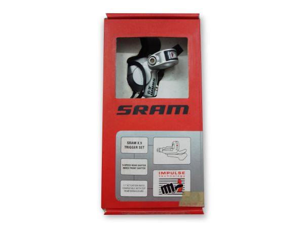 Juego de Shifters MTB SRAM Trigger 3X9v Grey