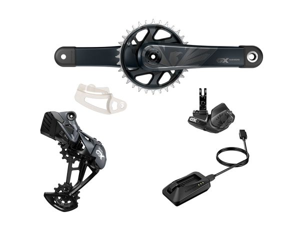 Grupo MTB SRAM GX Eagle AXS 12v 10-52T 175mm DUB Boost Carbon 32T LN MIX