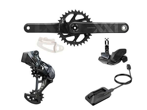 Grupo MTB SRAM XX1 Eagle AXS Rocker 12v 10-52T 175mm DUB Boost Carbon 34T BK MIX
