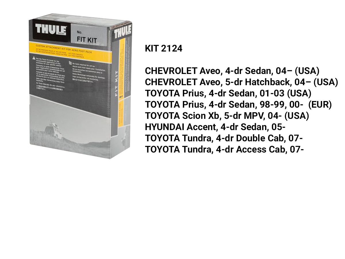 Kit de Ajuste para Barra de Techo THULE Rapid Aero N° [2019-2171]
