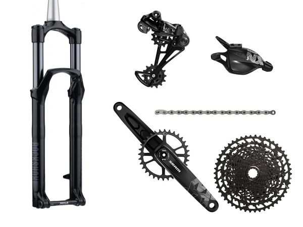 Horquilla Rockshox Recon Silver RL Boost + Grupo NX Eagle 12v 11-50T DUB 32T