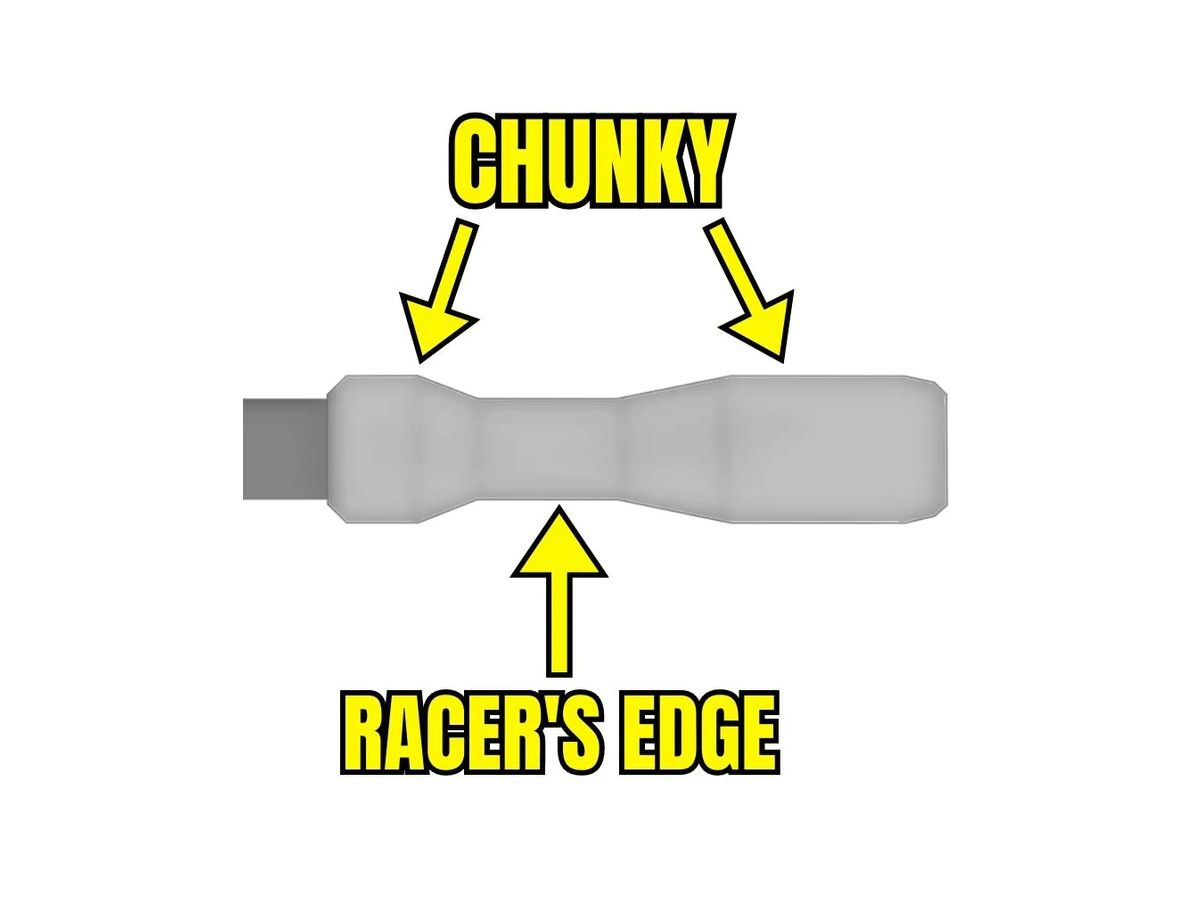 Puños MTB Esi Grips Fit CR (Chunky/Racers Edge) 130mm 32/30/32mm