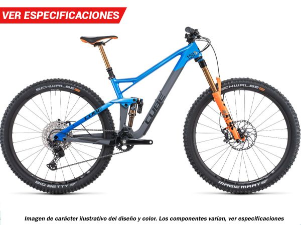 Bicicleta de Montaña Carbono Cube Stereo 150 C:62 SL 29 2022