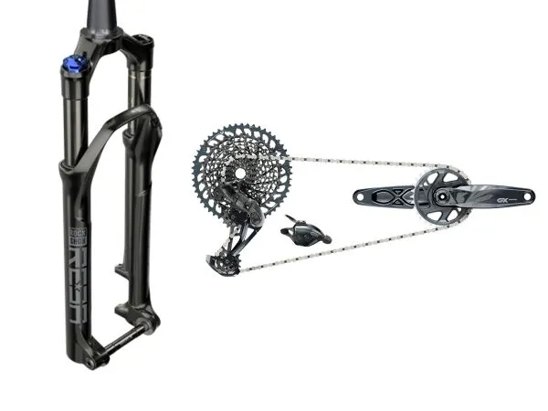 Horquilla Rockshox Reba RL SoloAir 100 15 Boost OneLoc + Grupo GX Eagle 10-52t