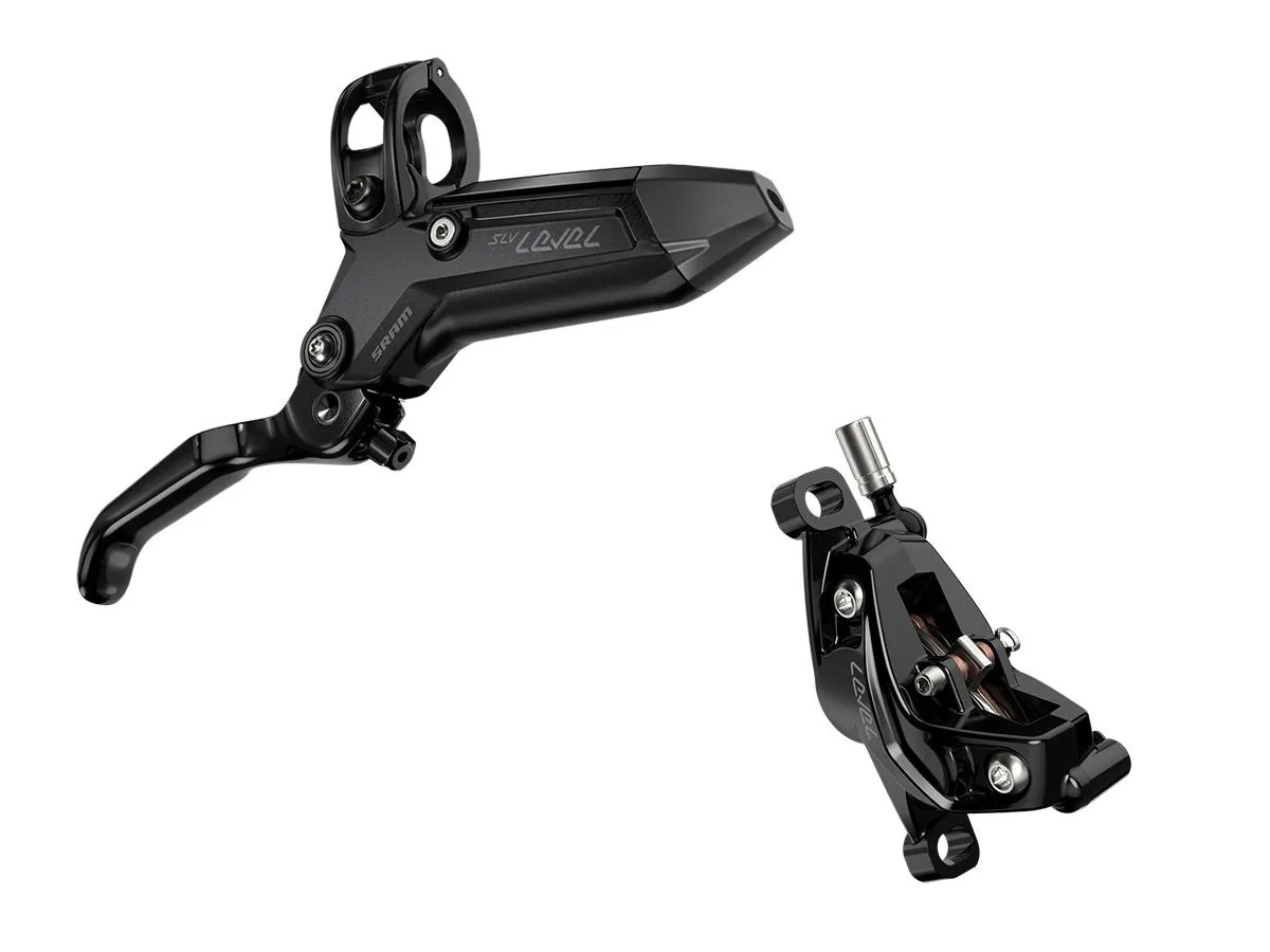 Freno a Disco Hidráulico MTB SRAM Level Silver Stealth 4-Piston Tras/Der 2000mm