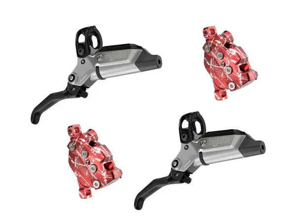 Freno a Disco Hidráulico MTB SRAM Maven ULT Stealth Ex Kit DM Par 950/2000mm Red