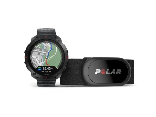 Reloj Polar Grit 2X Pro GPS Night Black + Banda Cardiaca H10