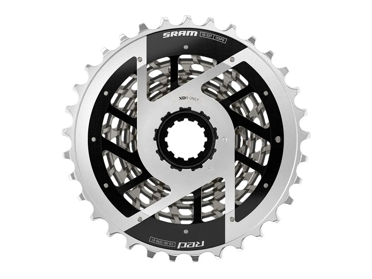 Piñon SRAM 12v Ruta XG-1290 10-30d XDR Silver (RED eTap AXS)