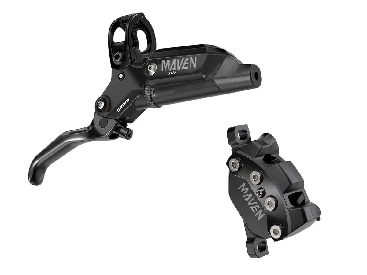 Freno a Disco Hidráulico MTB SRAM Maven Silver 4-Piston Del/Izq 950mm