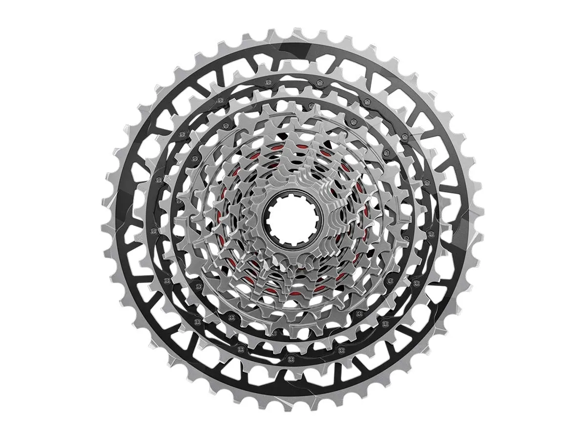 Piñon SRAM 13v Ruta/Gravel XG-1391 10-46d XDR Silver (Red XPLR E1)