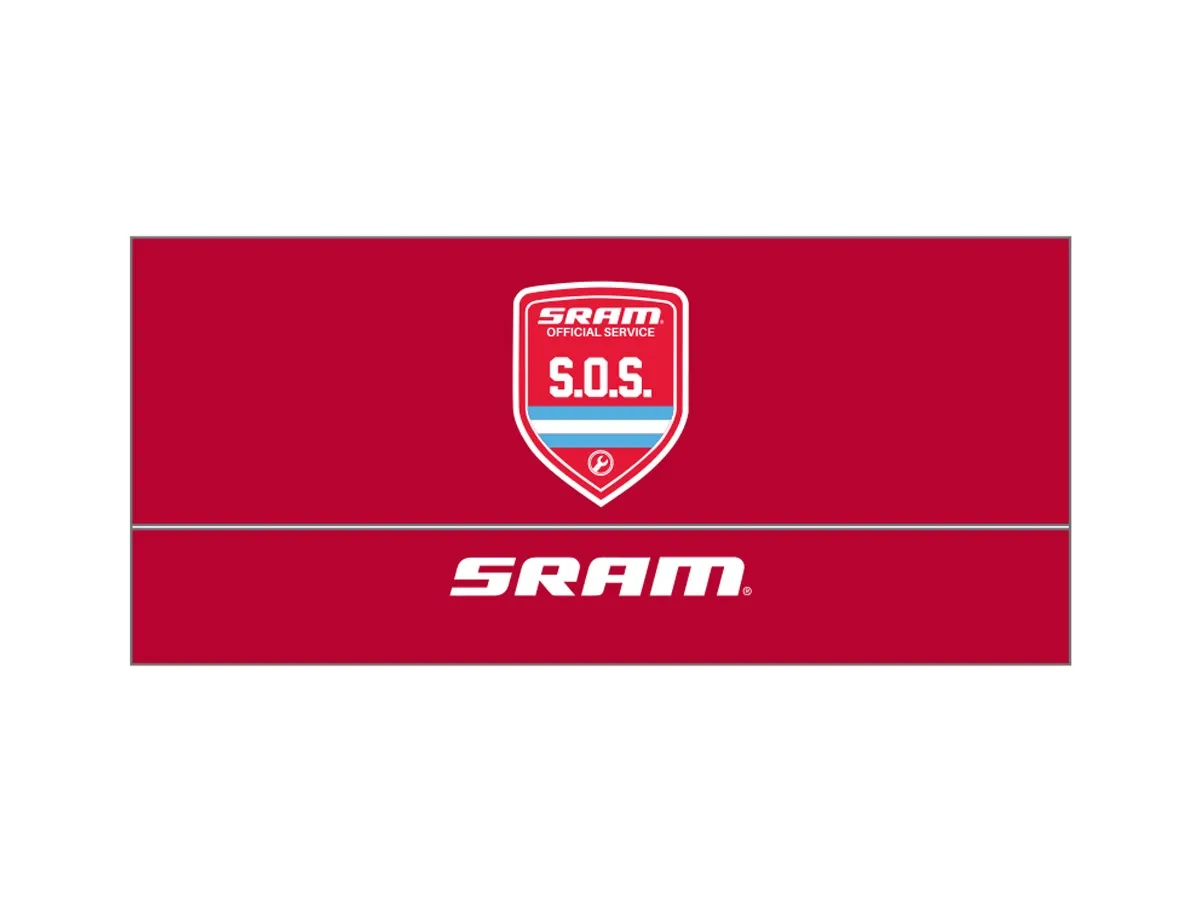 Eventos SRAM - Pared Para Carpa SOS SRAM SERVICE Lisa Roja Lateral 4.5m 2024