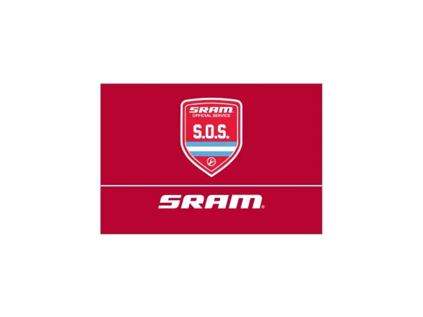Eventos SRAM - Pared Para Carpa SOS SRAM SERVICE Lisa Roja Lateral 3m 2024