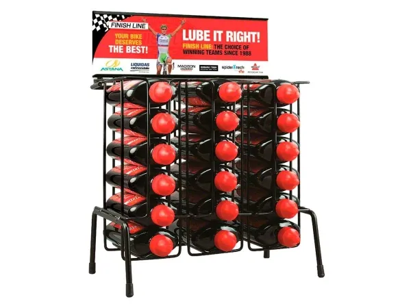 Exhibidor de Mostrador Finish Line Gravity Feed para 18u (NO INCLUIDAS)