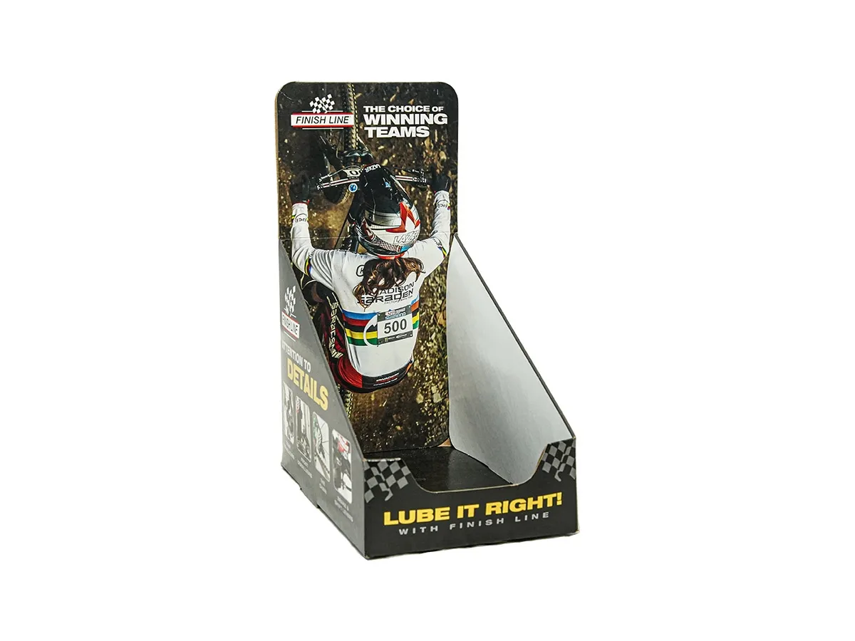 Exhibidor de Mostrador Finish Line para 12u de 4oz-120ml (NO INCLUIDAS-CARTON)