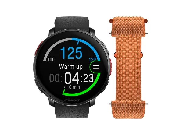 Reloj Polar Vantage V3 GPS Night Black + Hook & Loop Orange S/L