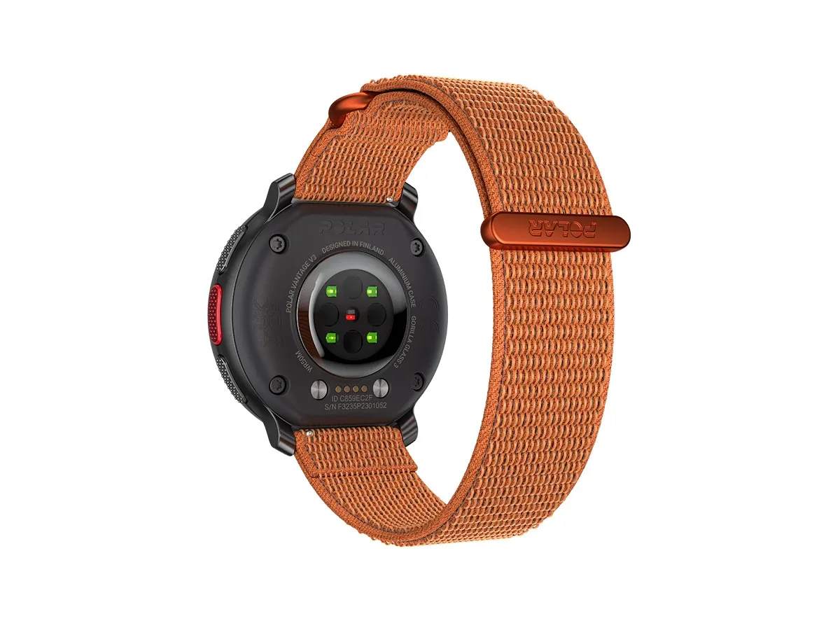 Reloj Polar Vantage V3 GPS Night Black + Hook & Loop Orange S/L