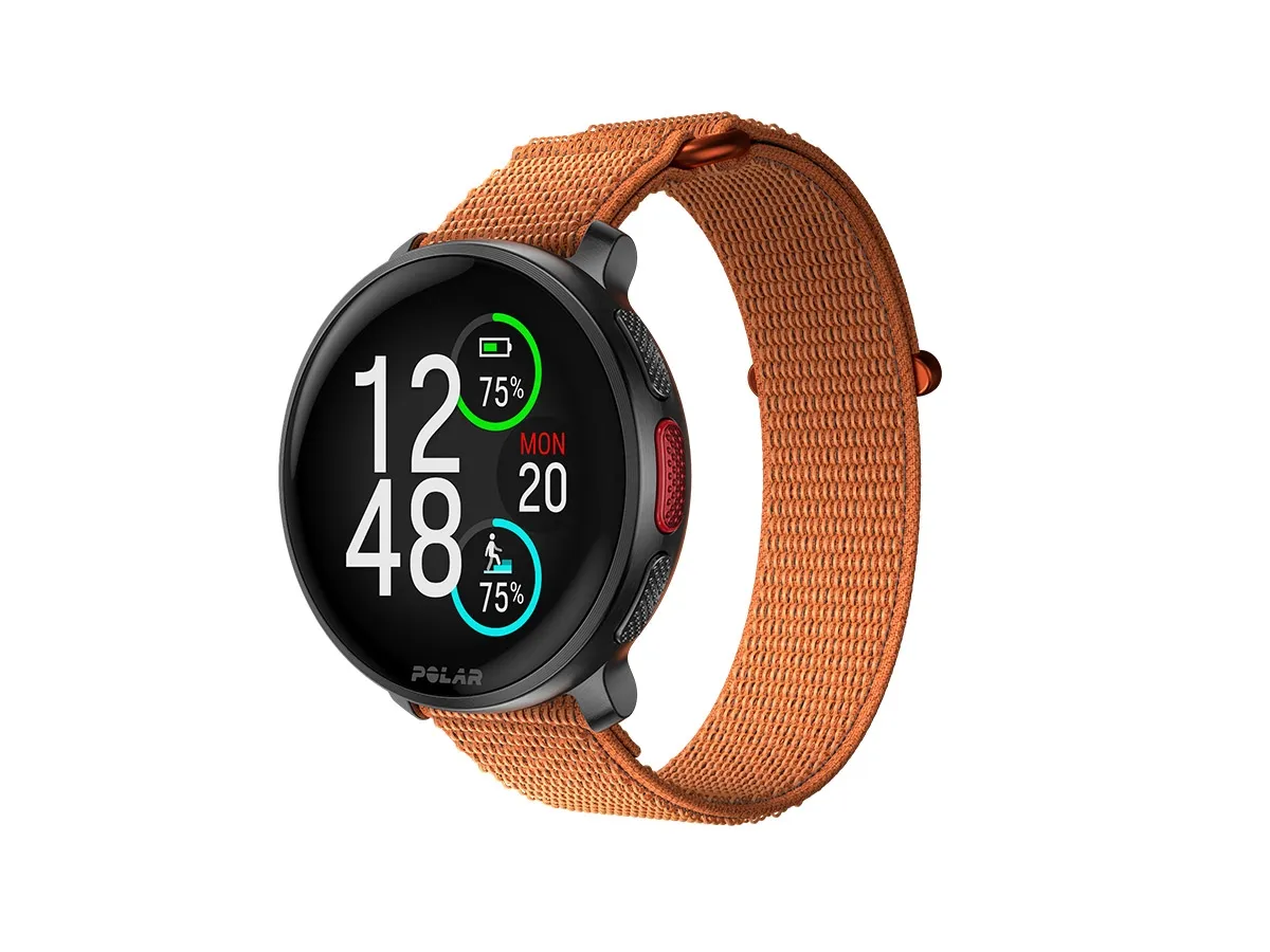 Reloj Polar Vantage V3 GPS Night Black + Hook & Loop Orange S/L