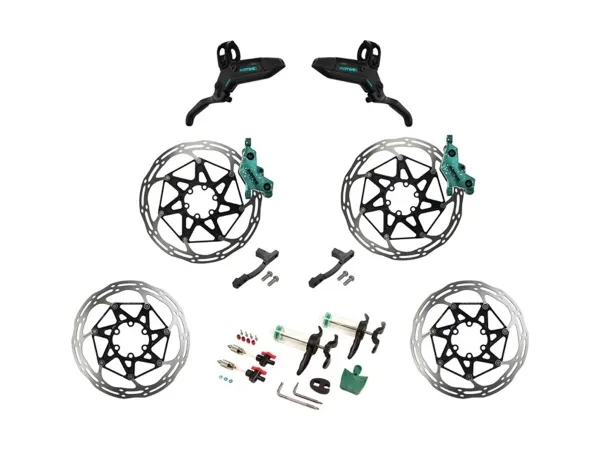 Freno a Disco Hidráulico MTB SRAM Motive Ultimate Stealth 4-Piston PAR Expert Kit 950/2000mm