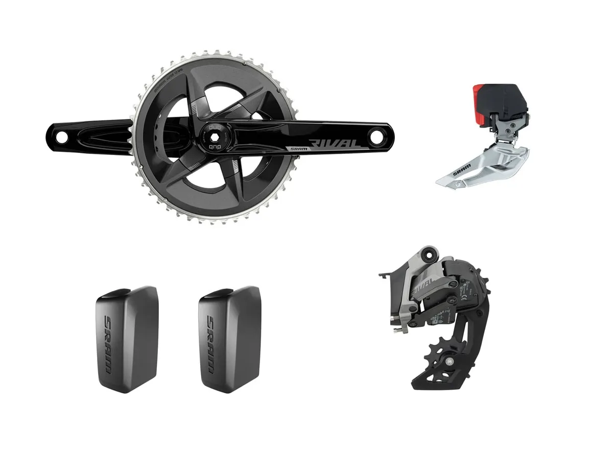 Kit Electrónico Ruta SRAM Rival eTap AXS 2x12v FM 172.5mm 48/35T 107BCD - MIX