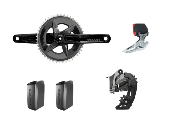 Kit Electrónico Ruta SRAM Rival eTap AXS 2x12v FM 172.5mm 48/35T 107BCD - MIX