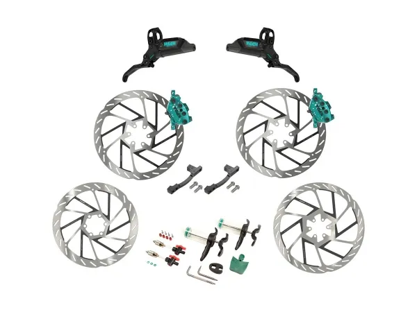 Freno a Disco Hidráulico MTB SRAM Maven Ultimate Stealth 4-Piston PAR Expert Kit 950/2000mm A1