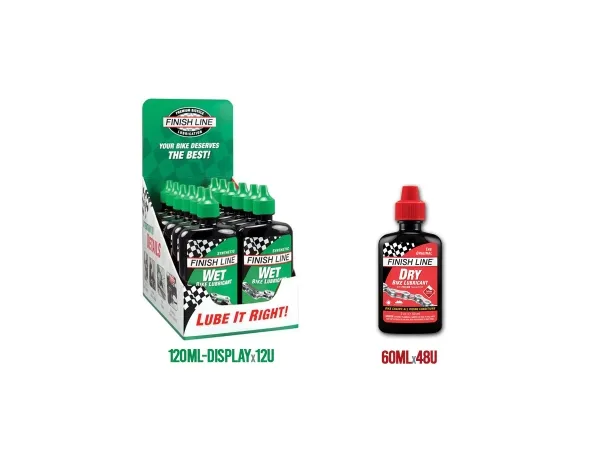 Lubricante Seco y Húmedo Finish Line Wet y Dry Lube - Combo Mix