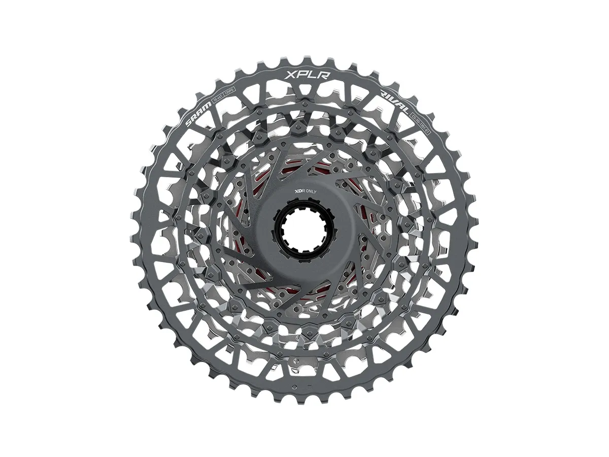 Piñon SRAM 13v Ruta XG-1351 10-46d XDR Silver (RIVAL XPLR)
