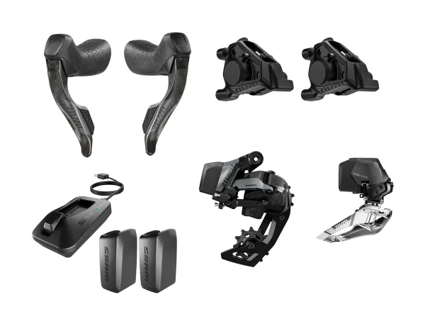 Kit Electrónico Ruta SRAM Rival AXS E1 2X12v HRD FM