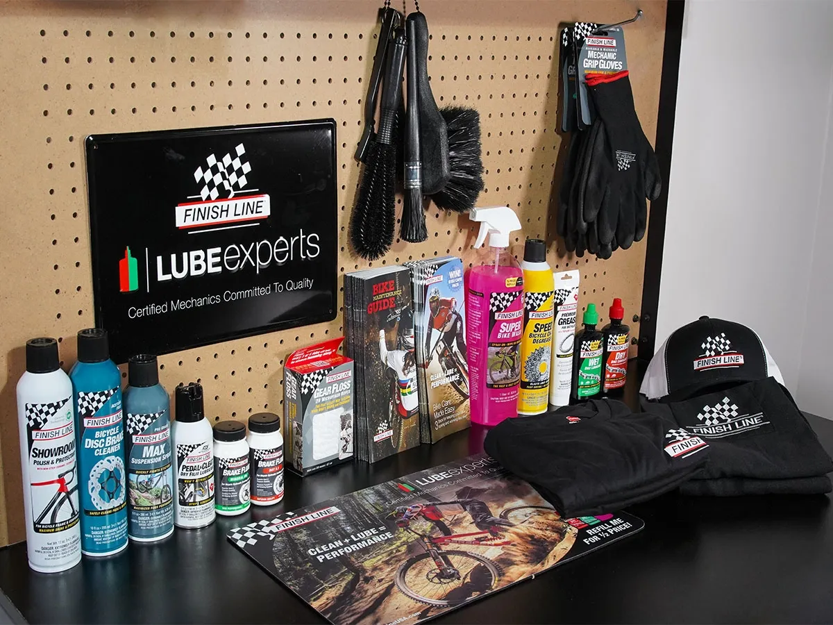 Caja Marketing 1 FINISH LINE Articulos de Muestra LUBEexperts