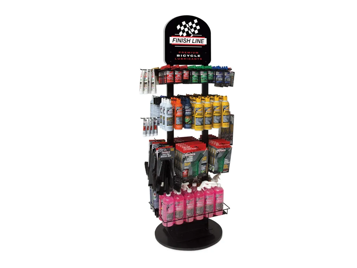 Exhibidor de Piso Finish Line Display - Care Center (NO INCLUYE PRODUCTOS DE LA FOTO)