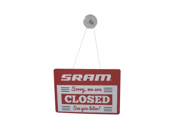 Eventos SRAM - Cartel SRAM Abierto/Cerrado 21x15