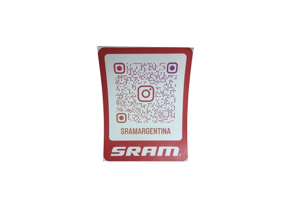 Eventos SRAM - Cartel Vinilo SRAM QR 16x21