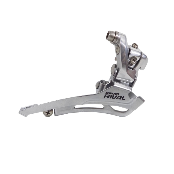 Descarrilador Ruta SRAM Rival 2x10v High Clamp 34.9mm BP Silver