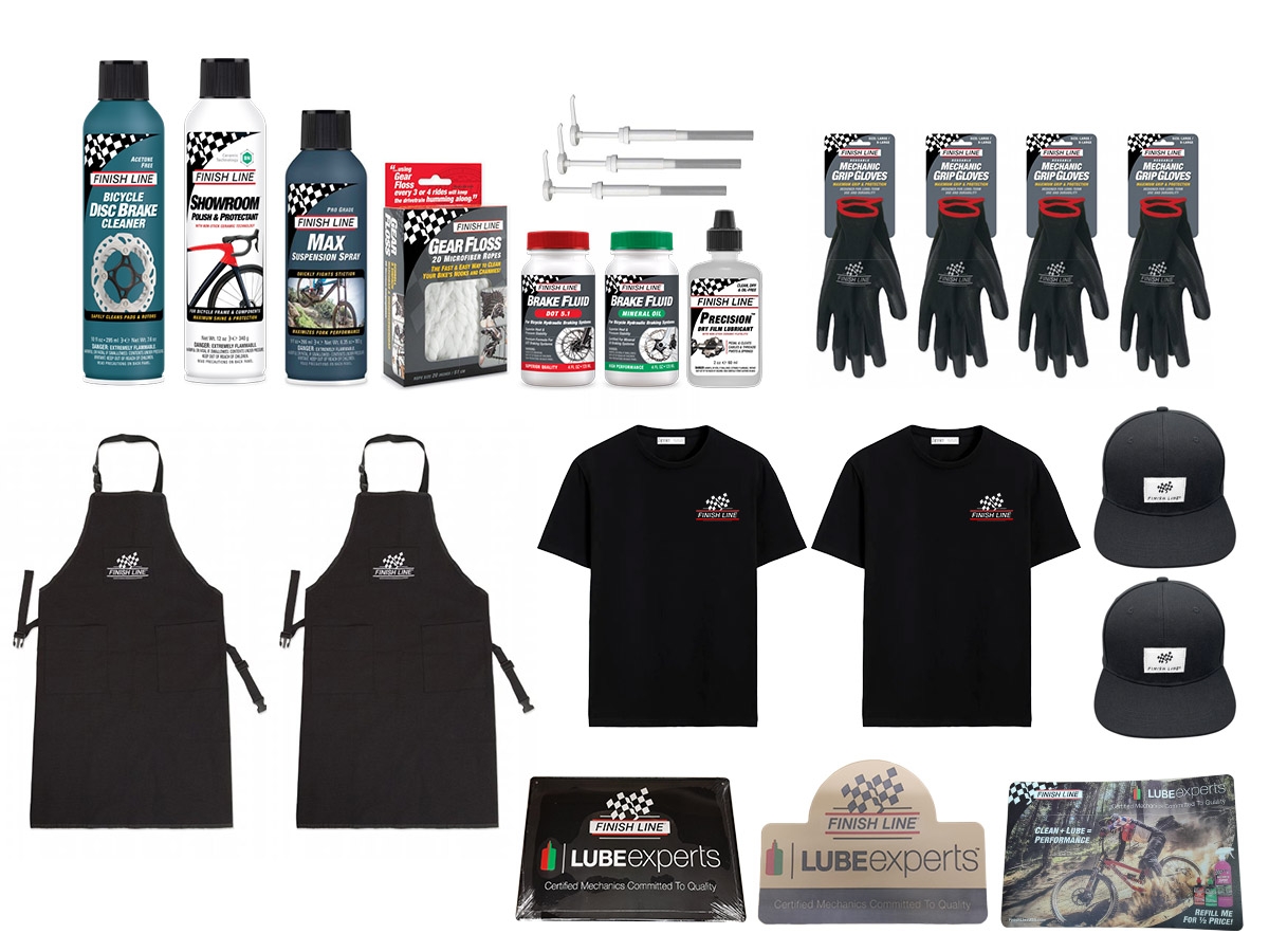 Marketing Box Tools FINISH LINE Articulos de Muestra LUBEexperts