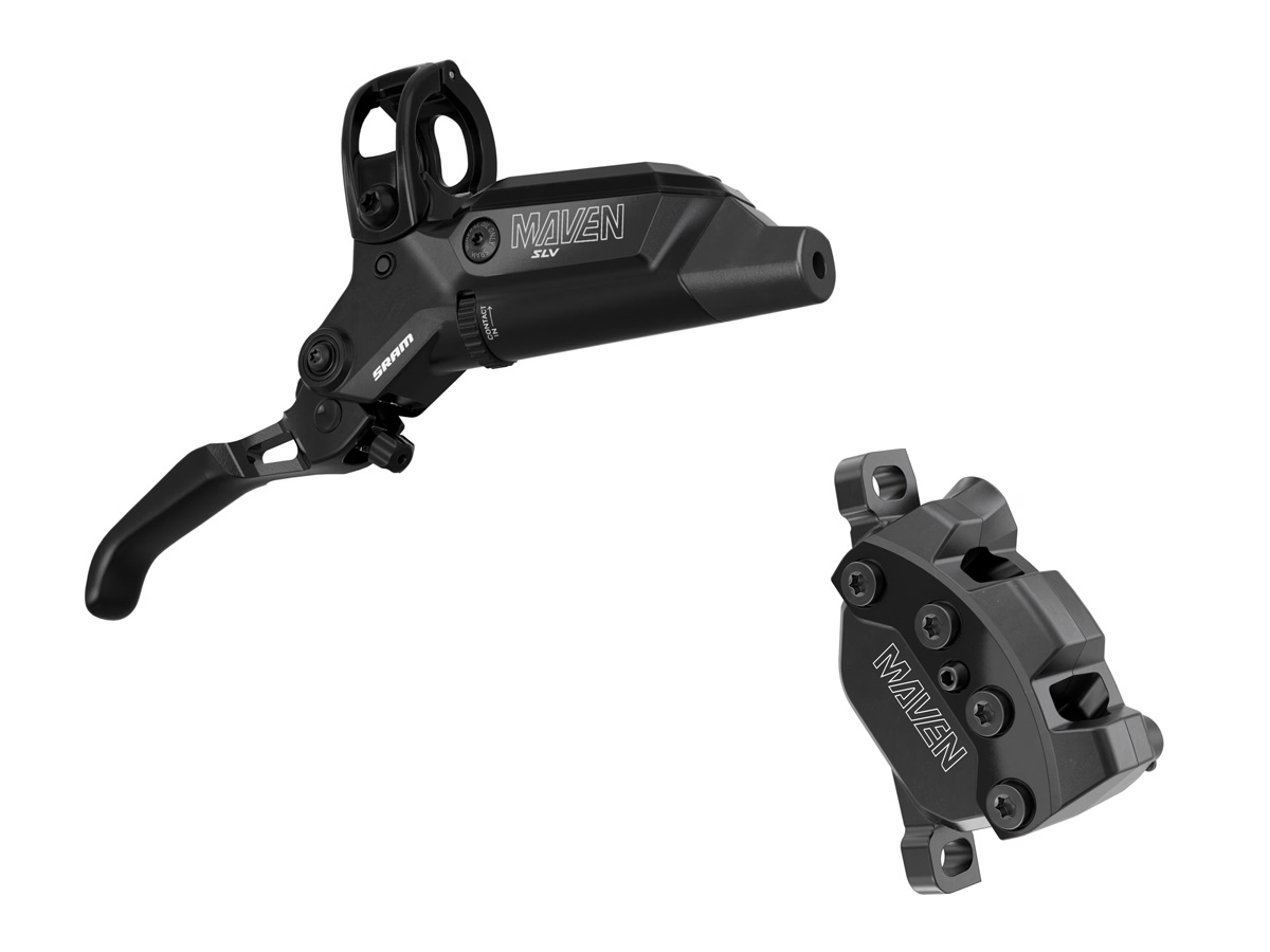 Freno a Disco Hidráulico MTB SRAM Maven Silver 4-Piston Tra/Der 2000mm B1