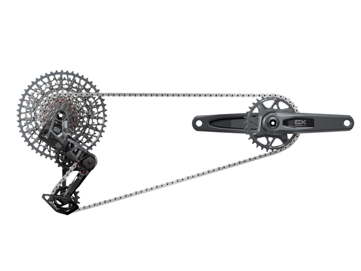 Grupo MTB SRAM GX Eagle T-Type AXS 12v 10-52d 165mm DUB 32d (Pod Shifter) D2