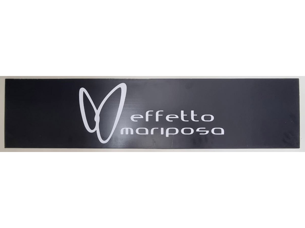 Eventos – Cartel de Coroplast Effetto Mariposa 96x23cm