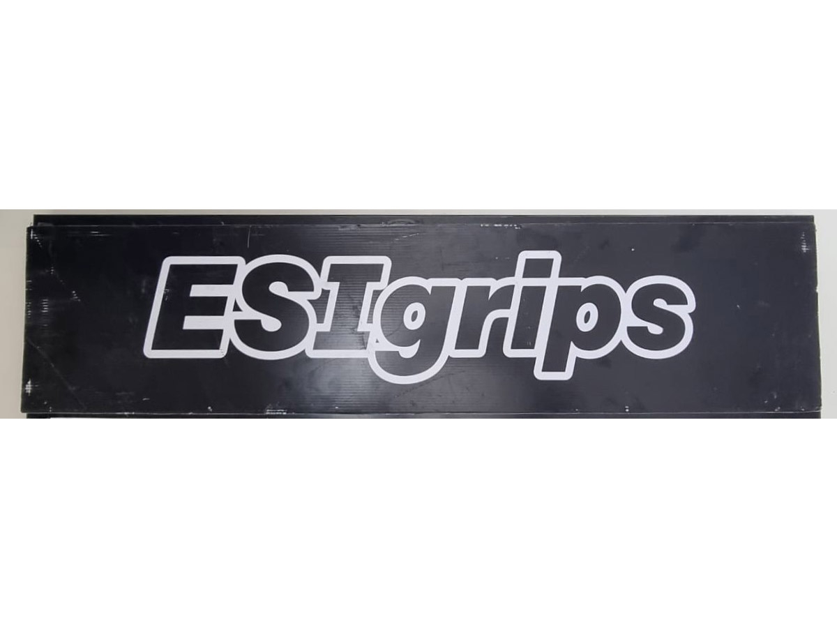 Eventos – Cartel de Coroplast ESI Grips 96x23cm